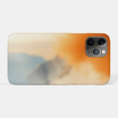 Unschärfe Kunst Neutral Warm Abstrakt Case-Mate iPhone Hülle (Rückseite (Horizontal))