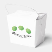 Unscharfe Limes Geschenkschachtel (Rückseite)