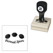 Unscharfe Limes Gummistempel (Stempel)