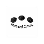 Unscharfe Limes Gummistempel (Prägung)