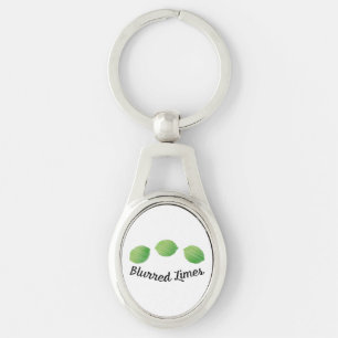 Unscharfe Limes Schlüsselanhänger