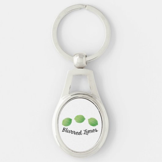 Unscharfe Limes Schlüsselanhänger (Vorderseite)