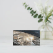 Unscharfe Scheinwerfer Visitenkarte (Stehend Vorderseite)