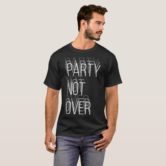 Unscharfe Trippy-Party nicht über Betrunkene Wirku T-Shirt (Vorne ganz)