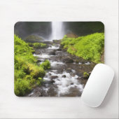 Unscharfer Wasserfall und Fluss Mousepad (Mit Mouse)