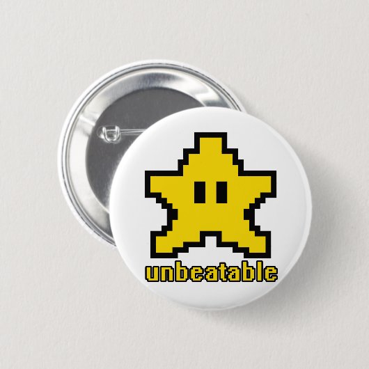 Unschlagbar Button (Vorne & Hinten)