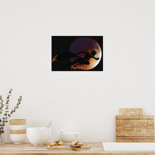 Unschlagbares Eichhörnchen Poster (Küche)