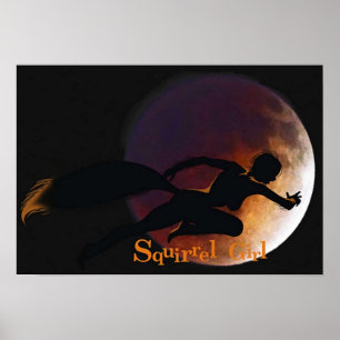 Unschlagbares Eichhörnchen Poster