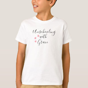 Unschooling-Mutter Grace Hearts T-Shirt