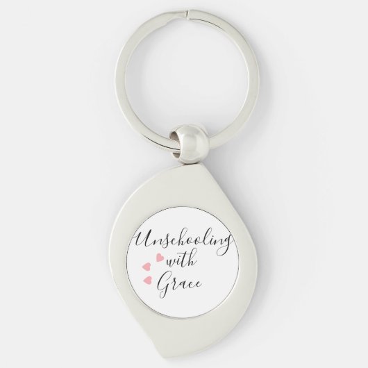Unschulbildung Mama Grace Hearts Schlüsselanhänger (Vorderseite)