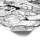 Unschuld an der neuen Einhorn-Farbseite Poster (Ecke)