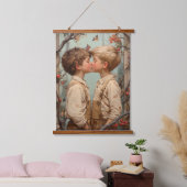 Unschuld im Blut Wandteppich Mit Holzrahmen (Schlafzimmer)