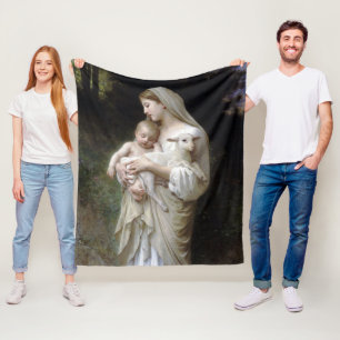 Unschuld (Madonna und Kind), Bouguereau Fleecedecke
