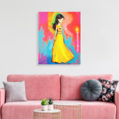 Unschuld und Licht Leinwanddruck (Insitu (Wohnzimmer))