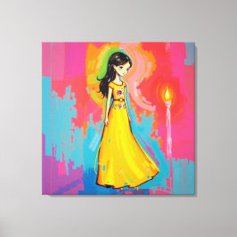 Unschuld und Licht Leinwanddruck