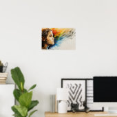 Unschuld und Mut – Heilige Maria Goretti Poster (Heimbüro)