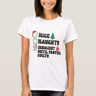 Unschuldig bis zum Beweis der Schuld T-Shirt