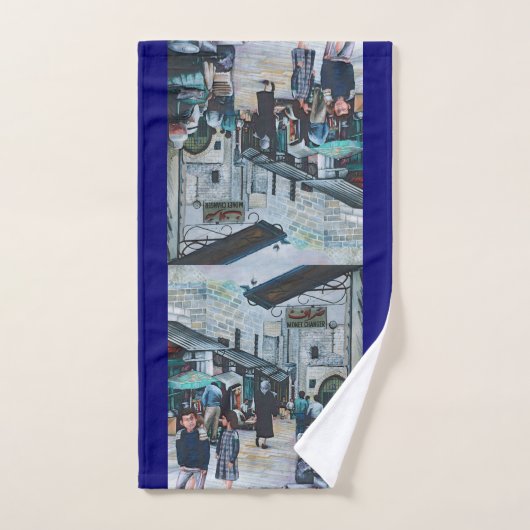 Unschuldige Augen des alten Jerusalems Badhandtuch Set (Handtuch)