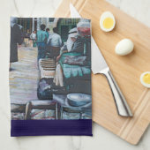 Unschuldige Augen des alten Jerusalems Geschirrtuch (Viertel Falte)