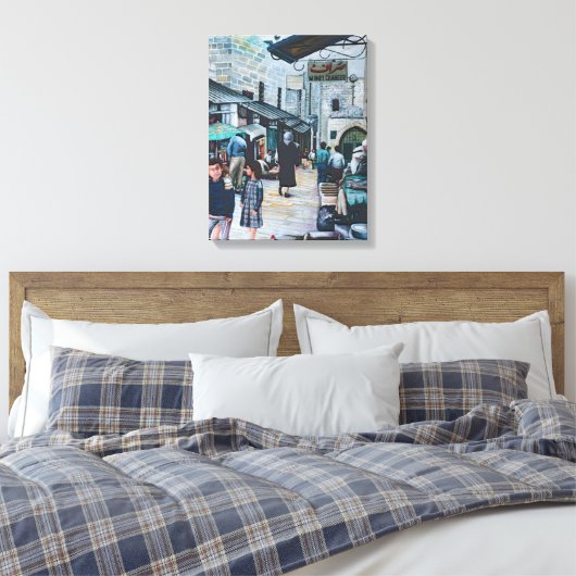 Unschuldige Augen des alten Jerusalems Leinwanddruck (Insitu (Schlafzimmer))