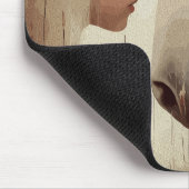 Unschuldige Bindung – Kinder- und Pferdekunst Mousepad (Ecke)