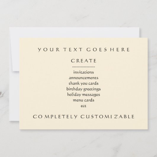 Unschuldige Küsse Einladung (Rückseite)