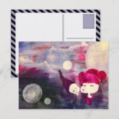 Unschuldige Küsse Postkarte (Vorne/Hinten)