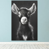 Unschuldige monochromatische Minimalistische Babyz Leinwanddruck (Insitu (Holzboden))