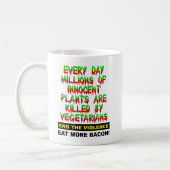 Unschuldige Pflanze Funny Mug Kaffeetasse (Links)