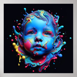 Unschuldige Träume - KI am Arbeitsplatz Poster