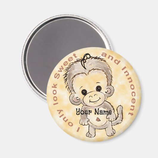 Unschuldiger Magnet (Vorderseite/Rückseite)