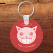 Unschuldiger Schlüsselanhänger der bösen Katze (Vorderseite)