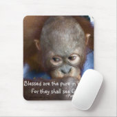 Unschuldiges Baby "Blessed sind das reine im Mousepad (Mit Mouse)