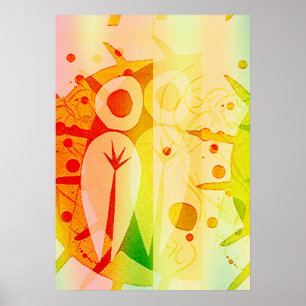 Unschuldigkeit in Extremis Pastel Grunge Poster