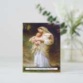 Unschuldigkeit von Bouguereau Postkarte (Stehend Vorderseite)