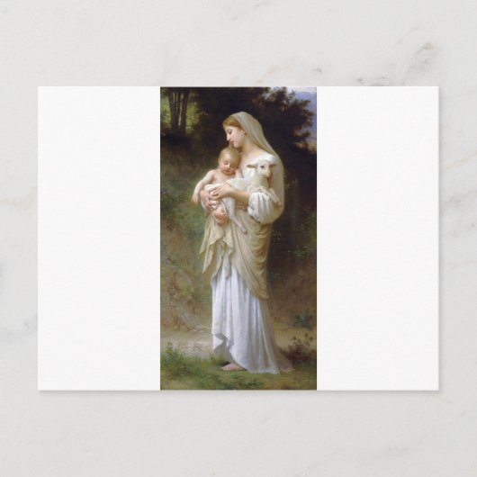 Unschuldigkeit von William-Adolphe Bouguereau Postkarte (Vorderseite)