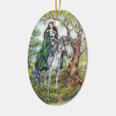 Unschulds-Verzierung Keramikornament (Links)