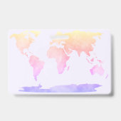 Unschulische Studentin - Weltkarte Ausweis (Rückseite)