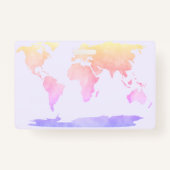 Unschulische Studentin - Weltkarte Ausweis (Rückseite)