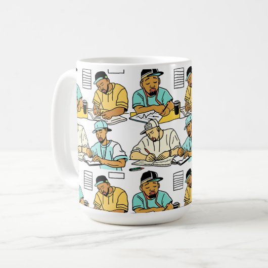 Unschüttelbare Lösung Kaffeetasse (Vorderseite Links)