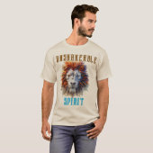 Unschüttelbarer Geist - Löwengesicht T-Shirt (Vorne ganz)