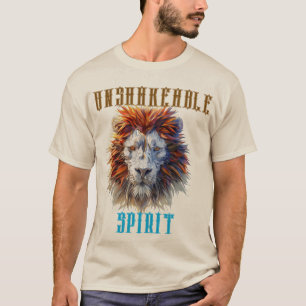 Unschüttelbarer Geist - Löwengesicht T-Shirt