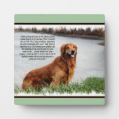 Unschüttelbarer Glaube Inspiration Fotoplatte (Vorderseite)