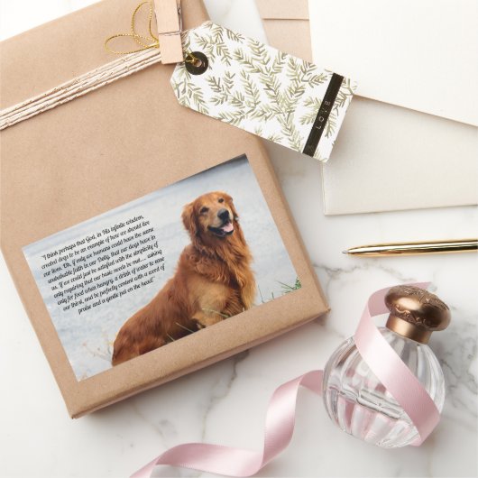 Unschüttelbarer Glaube Inspiration Rechteckiger Aufkleber (Schenken)