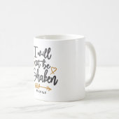 Unschüttelbarer Glaube - Psalm 16:8 Christliches D Kaffeetasse (VorderseiteRechts)