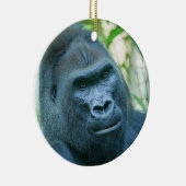 Unschwindelerregende Stärke Silverback Gorilla Kit Keramik Ornament (Rechts)