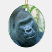 Unschwindelerregende Stärke Silverback Gorilla Kit Keramik Ornament (Links)