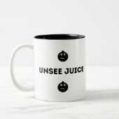 Unsee-Saft Zweifarbige Tasse (Links)