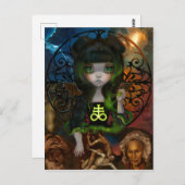 "Unseelie Court: Envy" ©Jasmine Becket-Griffith Postkarte (Vorne/Hinten)