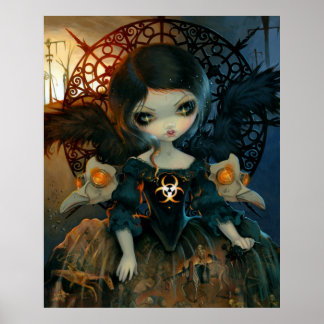 Unseelie Court: Pestilence ART PRINT Gothic Fairy Poster